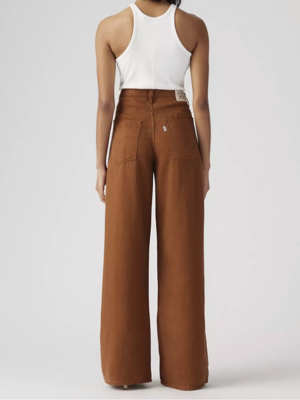 NWT Levi’s XL Straight Linen Blend Pants - Picture 2 of 5